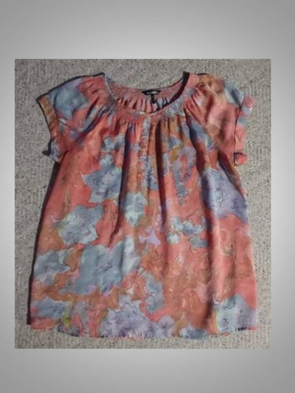 daisy fuentes women's top blouse size large